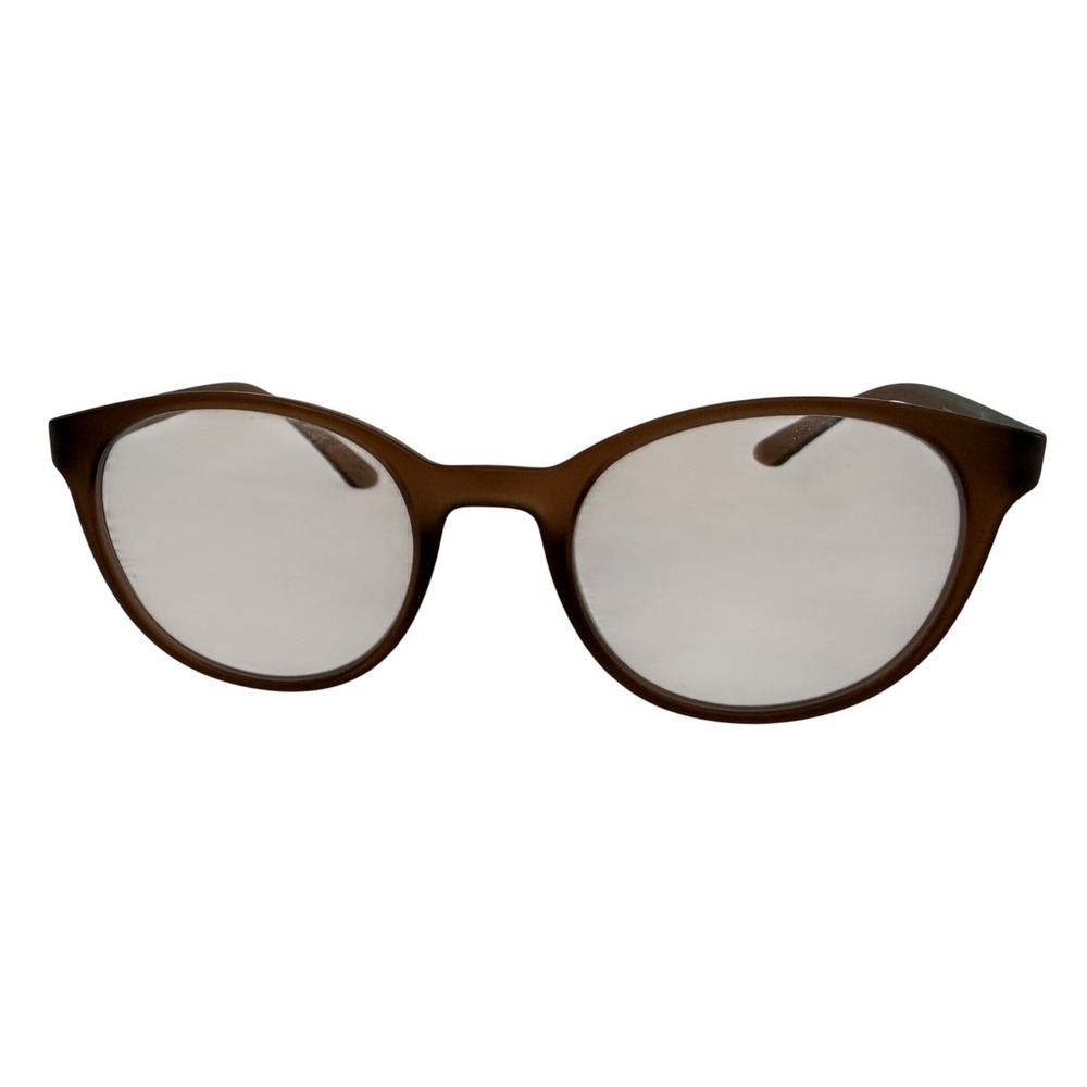 Calvin Klein CK19570 281 Brown Round Eyeglass Frames 50-20-145 Made in Italy
